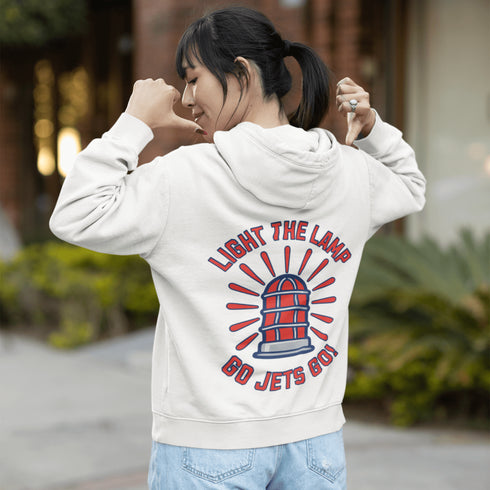 Light the Lamp – Go Jets Go! Hoodie🔥 Because when that red light flashes, it's party time in the 'Peg. 🔥